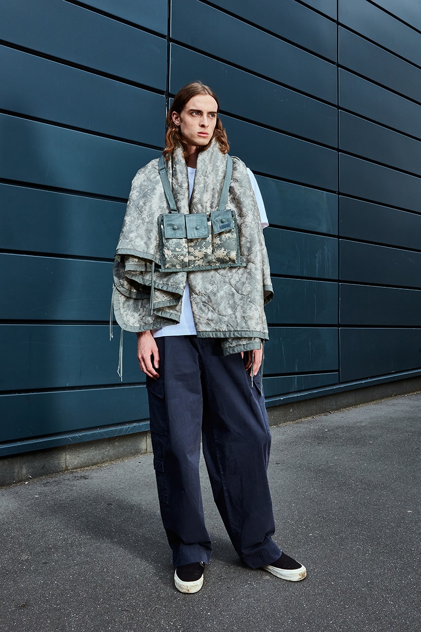 christopher raeburn raefound upcycled curated vintage military wear release details lookbook