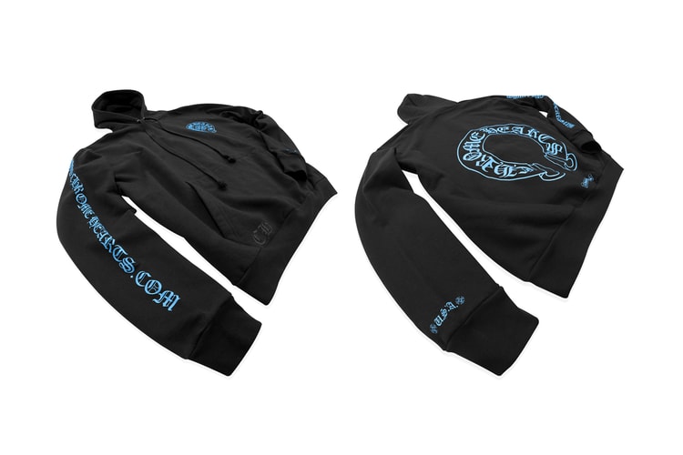 Chrome Hearts Delivers WWW.CHROMEHEARTS.COM HOODIE and SWEATPANTS in "Blue/Black"