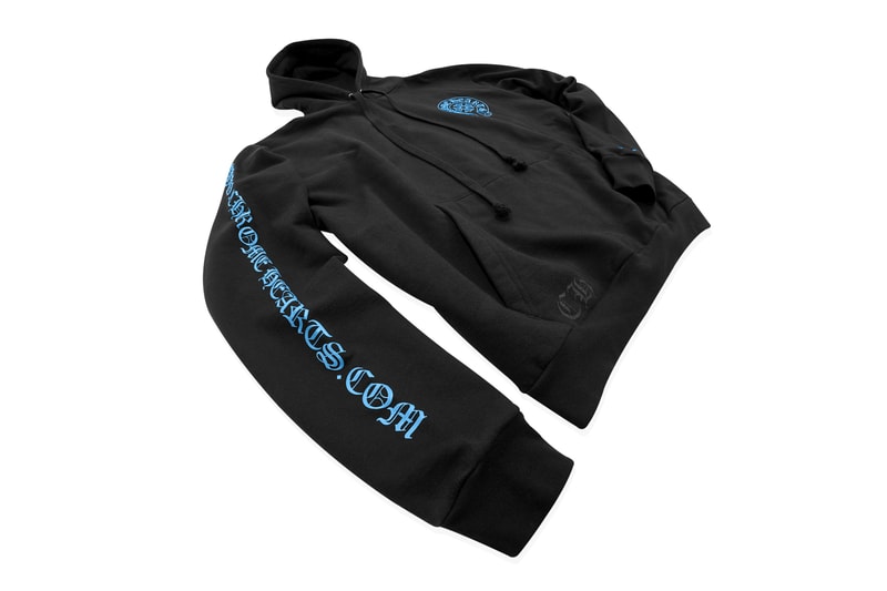 Chrome Hearts Blue Black WWW.CHROMEHEARTS.COM HOODIE SWEATPANTS Release