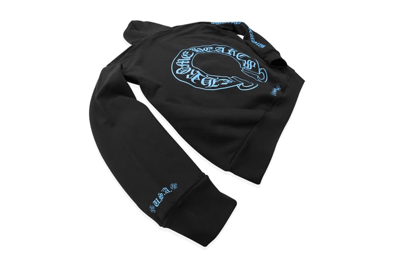 Chrome Hearts Blue Black WWW.CHROMEHEARTS.COM HOODIE SWEATPANTS Release