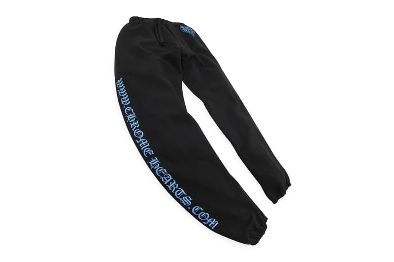 Chrome Hearts Blue Black WWW.CHROMEHEARTS.COM HOODIE SWEATPANTS Release