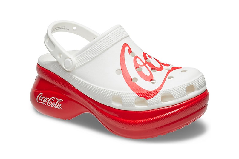 Coca-Cola light Crocs Bay Clogs Limited edition collaboration women red white grey Jibits backstrap charm release drop reveal  info 