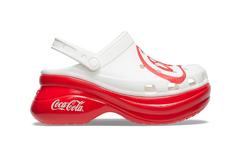 Coca-Cola light Crocs Bay Clogs Limited edition collaboration women red white grey Jibits backstrap charm release drop reveal  info 