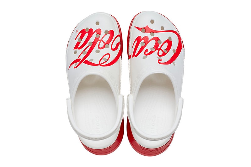 Coca-Cola light Crocs Bay Clogs Limited edition collaboration women red white grey Jibits backstrap charm release drop reveal  info 