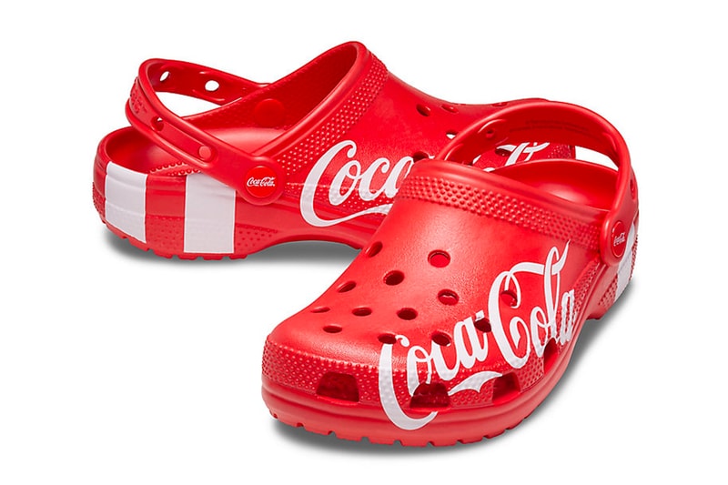 Coca-Cola light Crocs Bay Clogs Limited edition collaboration women red white grey Jibits backstrap charm release drop reveal  info 
