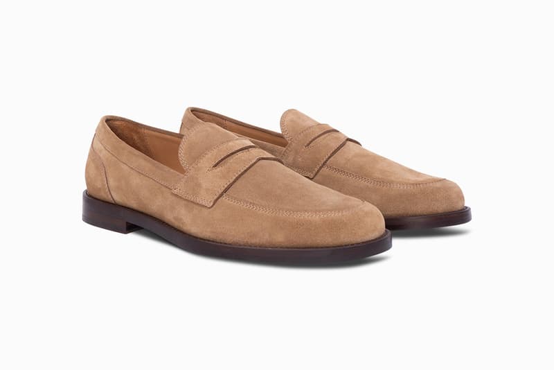 Collegium Pillar Penny Loafer Cognac Suede Nero Leather Terracotta Suede Release Information Stock Online Drop Nick Sisombath Formal Shoes