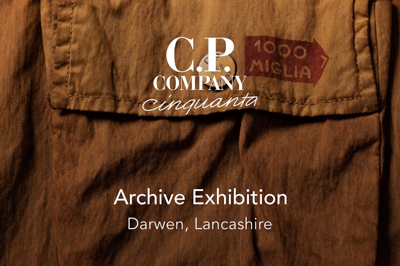 C.P. Company Archive Exhibition Event Details Darwen Lancashire Information Massimo Osti