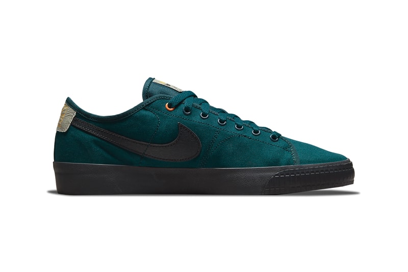 daan van der linden nike sb skateboarding blazer low court midnight turquoise jade horizon dark sulfur CZ5605 301 official release date info photos price store list buying guide