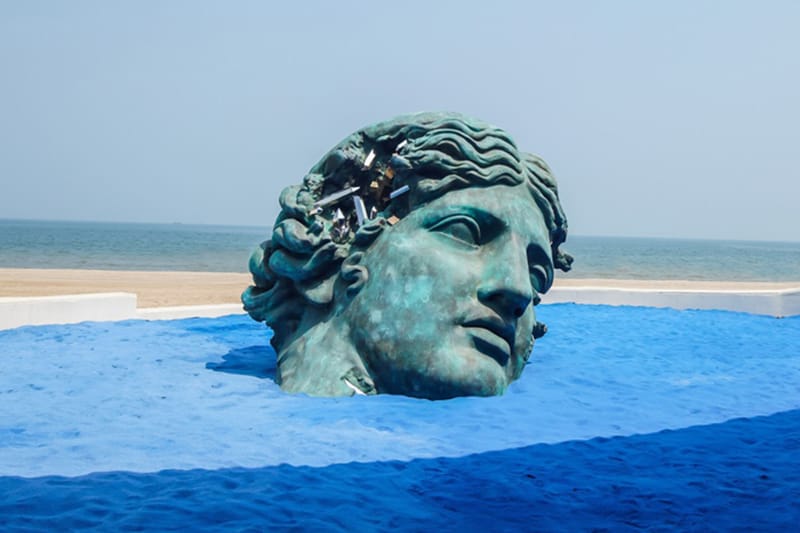 Daniel Arsham Brings His Sculptural Artworks to the Stunning UCCA Dune Museum