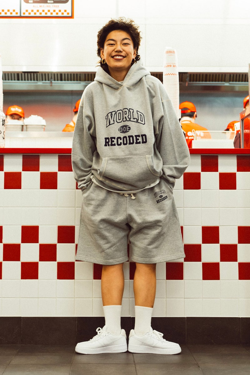 Doe Shanghai fall autumn winter 2021 fw21 lookbook time water portrait hoodie t shirt jacket shirt denim collection release info 