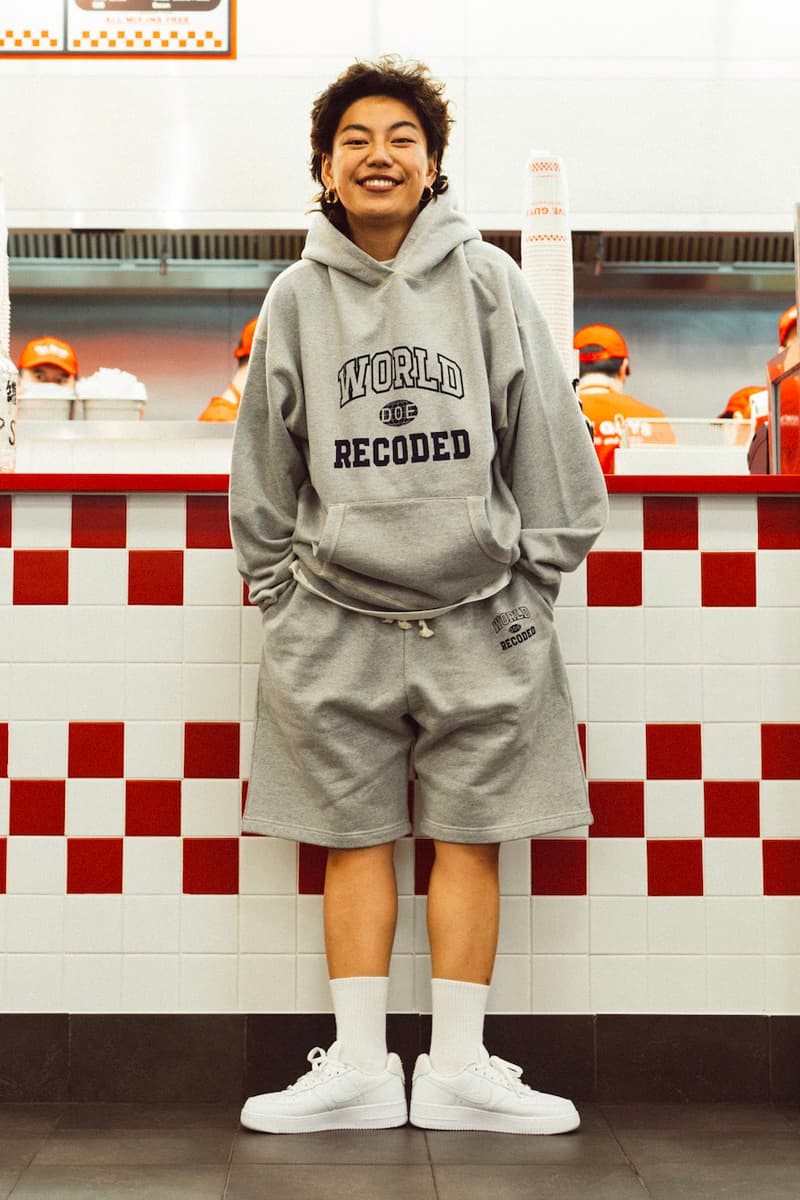Doe Shanghai fall autumn winter 2021 fw21 lookbook time water portrait hoodie t shirt jacket shirt denim collection release info