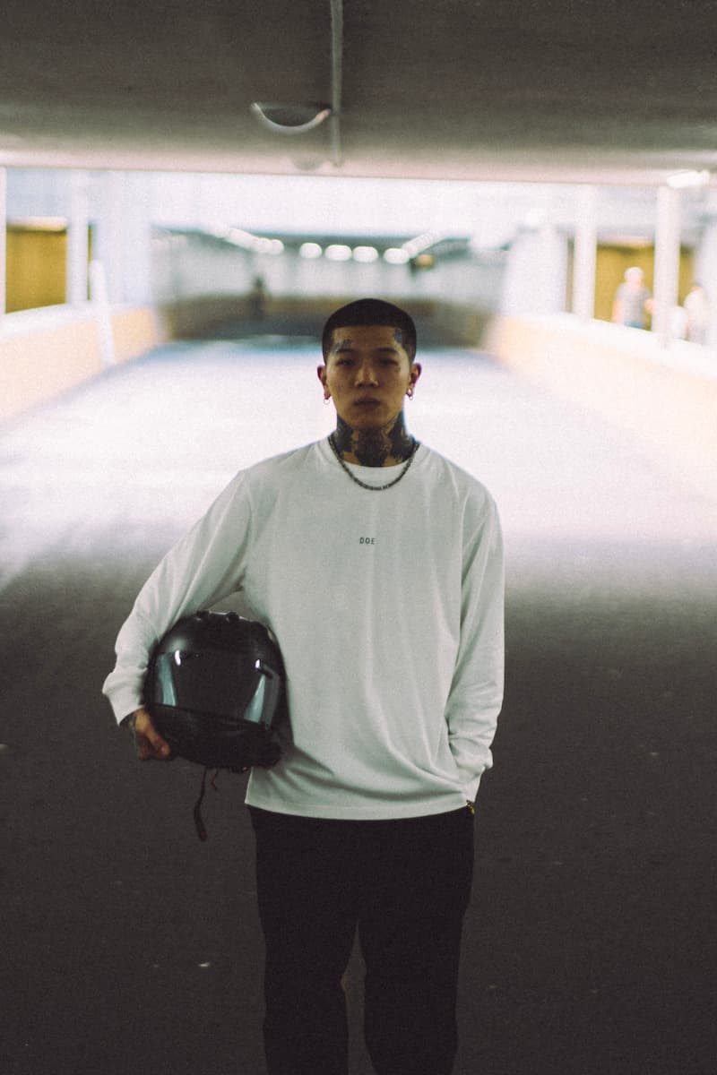 Doe Shanghai fall autumn winter 2021 fw21 lookbook time water portrait hoodie t shirt jacket shirt denim collection release info