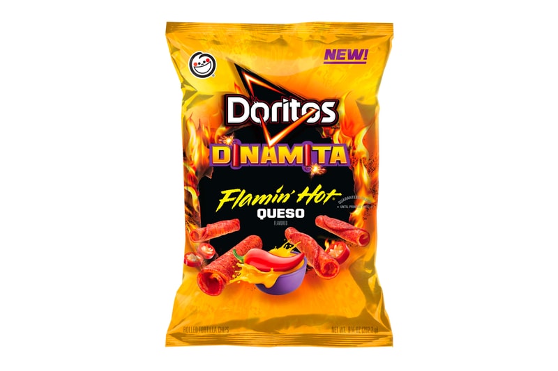 Doritos New Dinamita Flamin' Hot Queso Flavor Chips Frito-Lay Snack