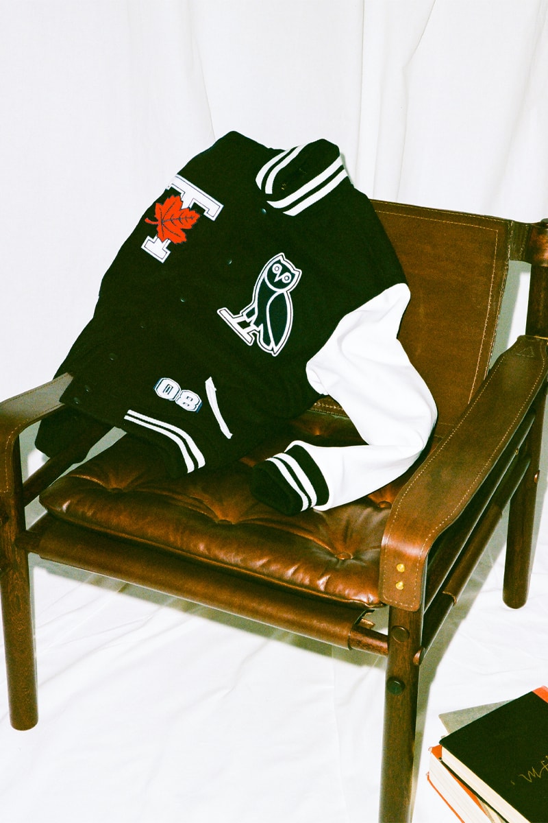 Drake's OVO Drops Co-Branded Collection With University of Toronto tdot uoft maple leaf logo canada owl kylie masse quarter zips hooded sweatshirts october's very own 