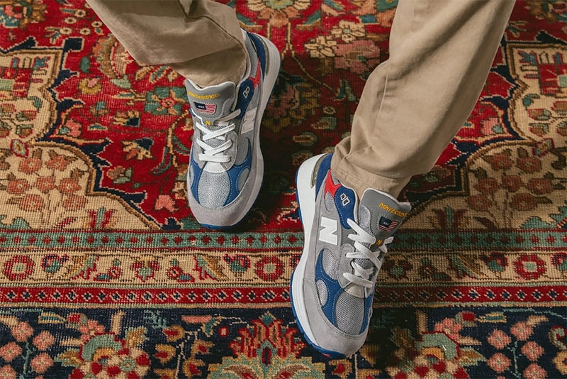 dtlr new balance 992 varsity gray blue red yellow release date info store list buying guide photos price 