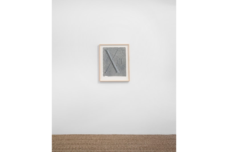 Ed Ruscha Dedicated Stone Gagosian Exhibition 