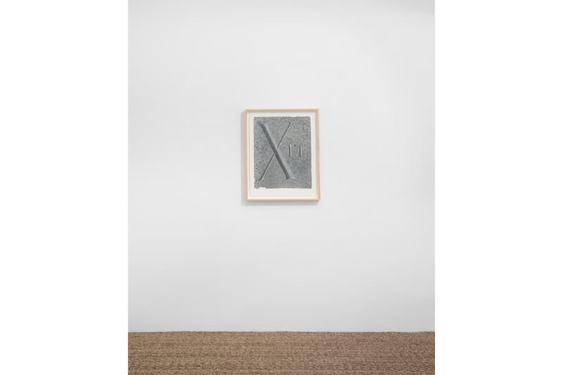 Ed Ruscha Dedicated Stone Gagosian Exhibition