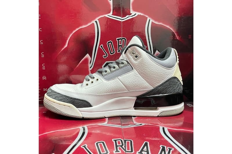Check Out Rare x Air Jordan 3 Sample HYPEBEAST
