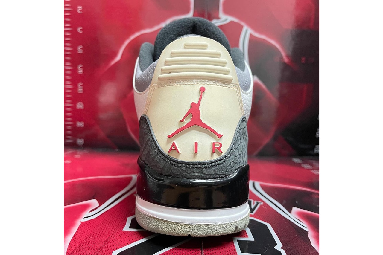 eminem slim shady records air michael jordan brand 3 sample pe white elephant print gray fire red official release date info photos price store list buying guide