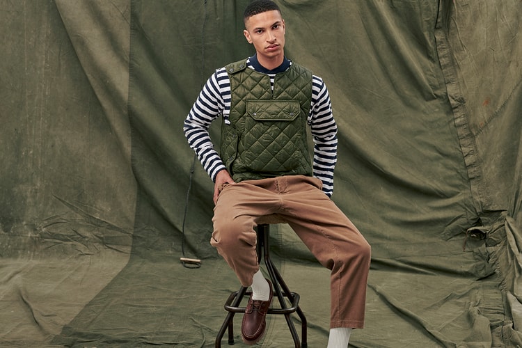 Engineered Garments Updates Barbour's Traditional Quilting for FW21