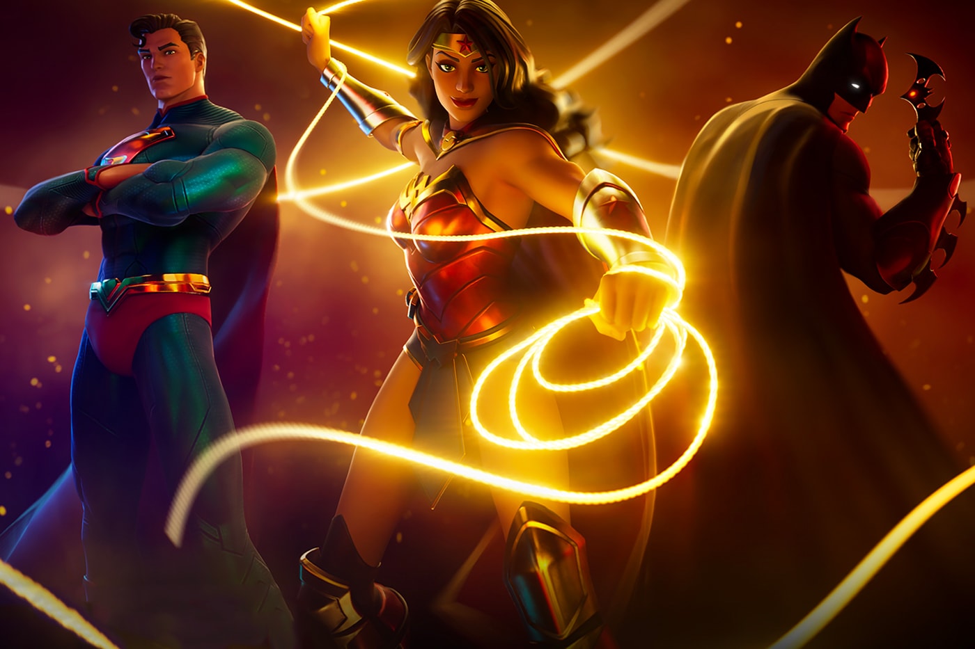 DC Comics Men's Wonder Woman Super Power Group Sweatshirt X-Large