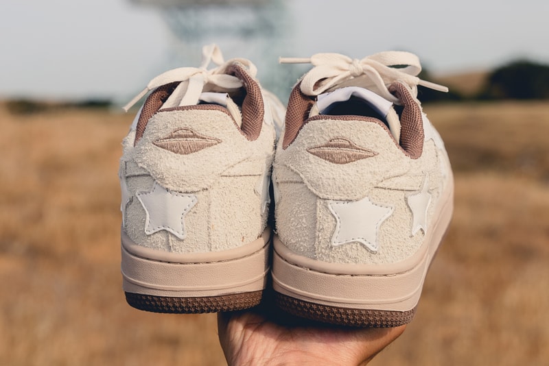 ESENES Worldwide creamsta sneaker bapesta air force 1 bootleg homage white brown tan mocha chocolate official release date info photos price store list buying guide