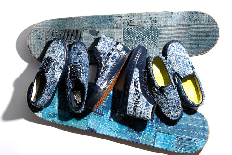 FDMTL Reworks a Trifecta of Vault by Vans Models With Distressed Denim Uppers