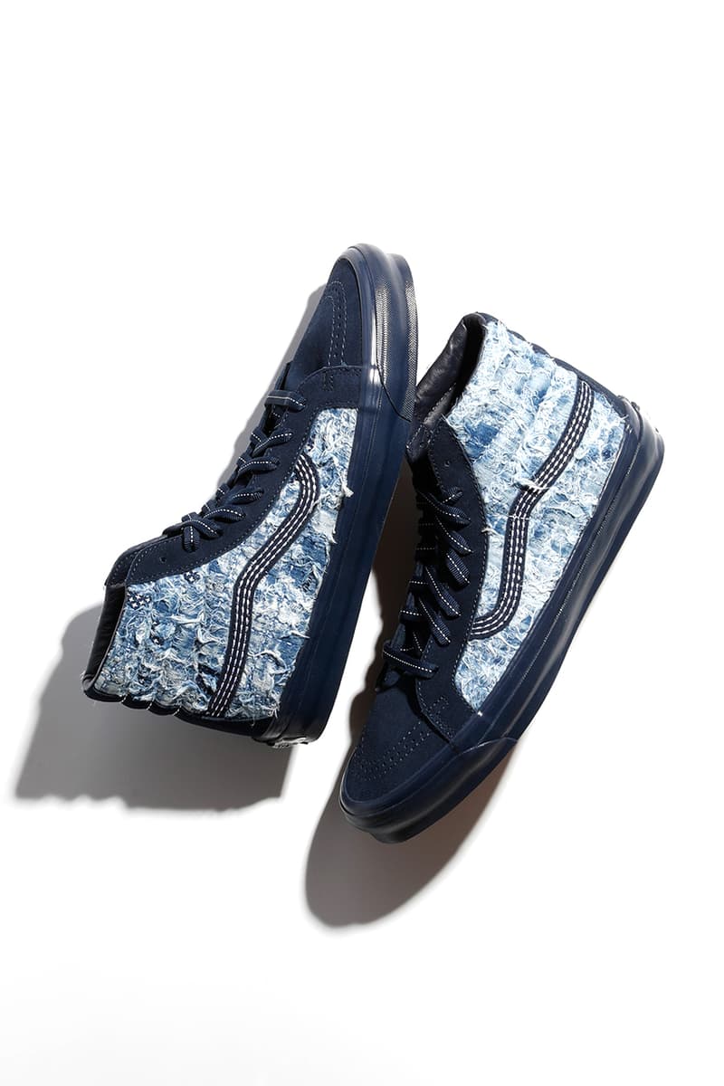 fdmtl vault by vans sk8 hi lx og authentic slip on distressed denim release date info store list buying guide photos price 