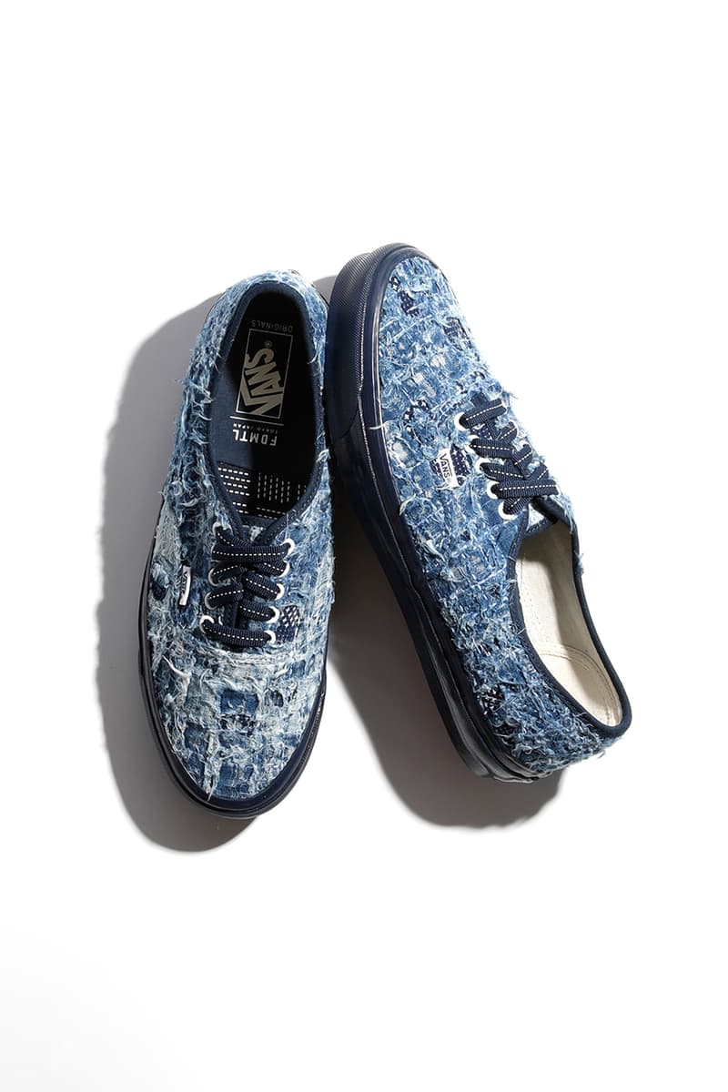 fdmtl vault by vans sk8 hi lx og authentic slip on distressed denim release date info store list buying guide photos price 