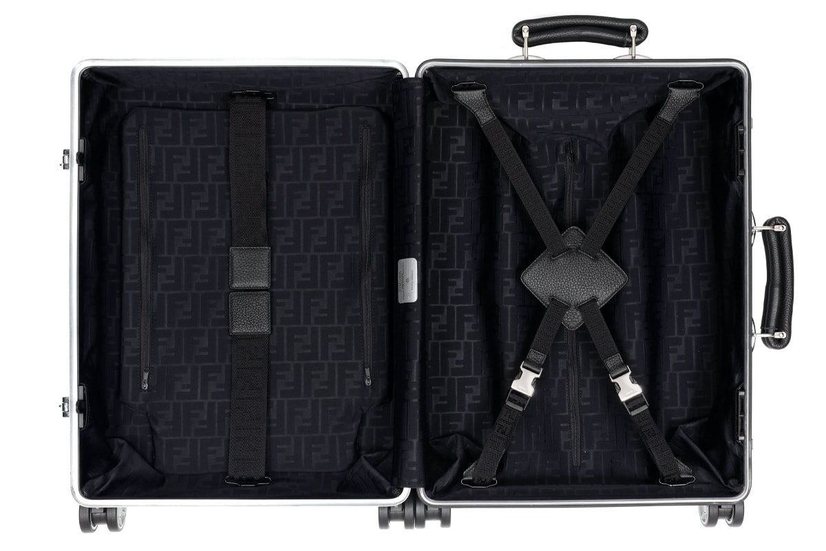 Fendi Partners With Rimowa for an Exclusive One-of-a-Kind Suitcase FF kim jones silvia venturini fendi italian luxury brand Alexandre Arnault lvmh louis vuitton rome