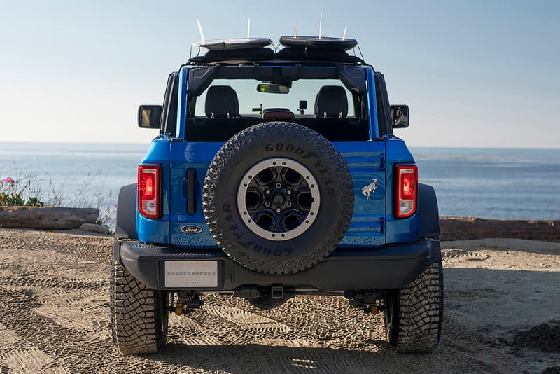 Ford Bronco Riptide Project Vehicle Custom Build Prototype Built Wild West Coast Coastal Beachside Fun 4x4 Off Roader Roofless Doorless