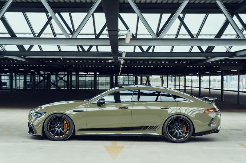 Fostla.de Concepts x Brabus Mercedes-AMG GT 63 S Badlands Green Tuned German Whip Fast Saloon Coupe Car bi turbo V8 800HP