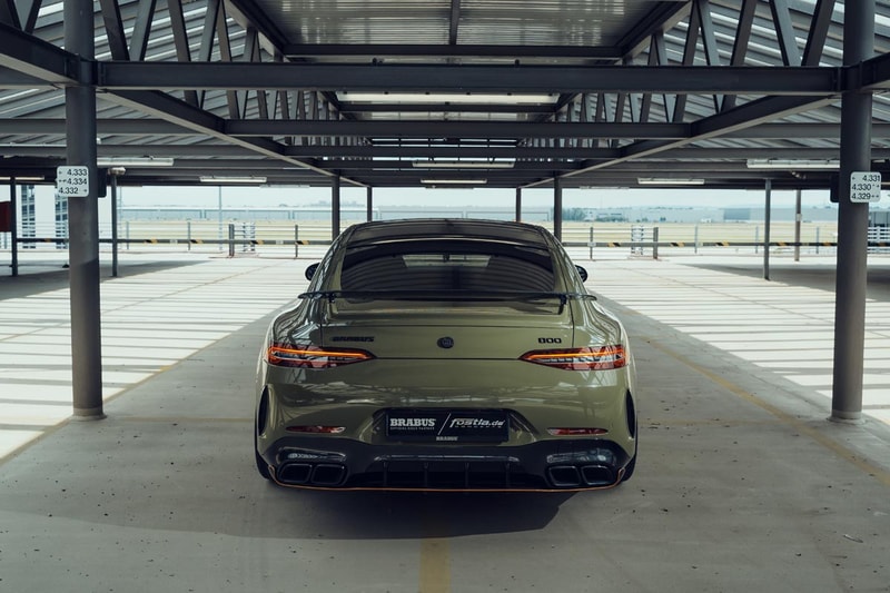 Fostla.de Concepts x Brabus Mercedes-AMG GT 63 S Badlands Green Tuned German Whip Fast Saloon Coupe Car bi turbo V8 800HP