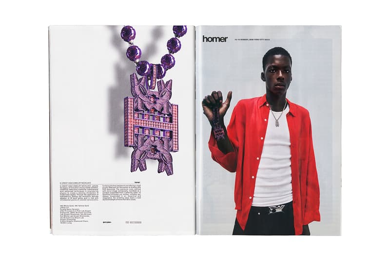 frank ocean homer jewelry luxury store brand company nyc new york scarves pendant necklace bracelet