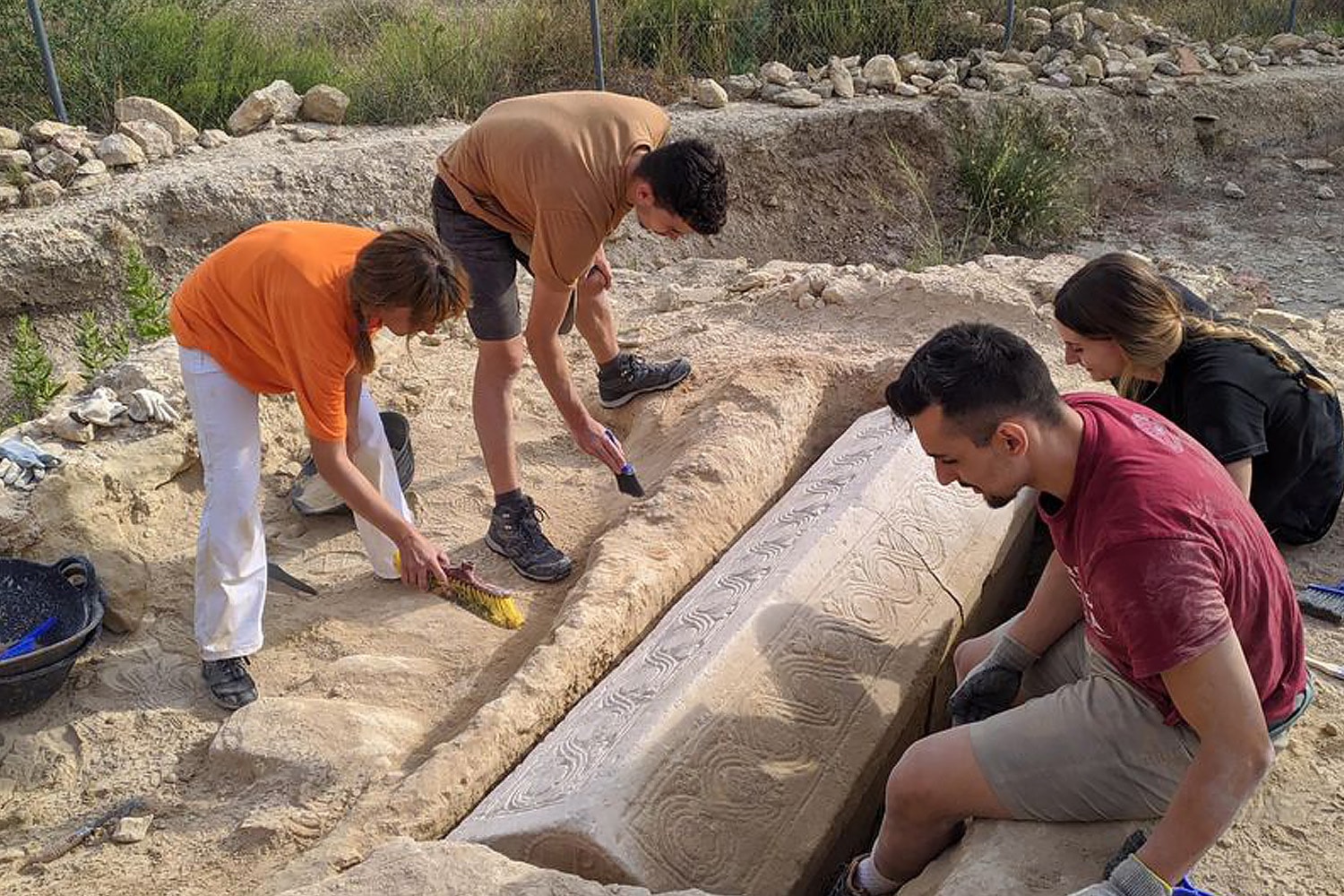Spanish Researchers Excavate Visigoth Sarcophagus