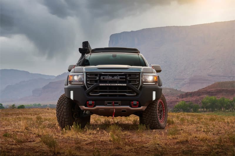 gmc canyon at4 ovrlandx overlanding concept car truck midsize zr2 bison off roading