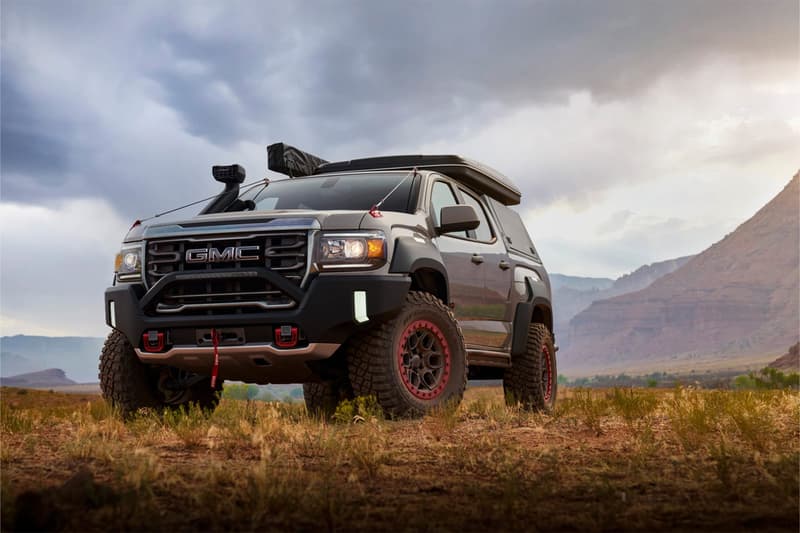 gmc canyon at4 ovrlandx overlanding concept car truck midsize zr2 bison off roading