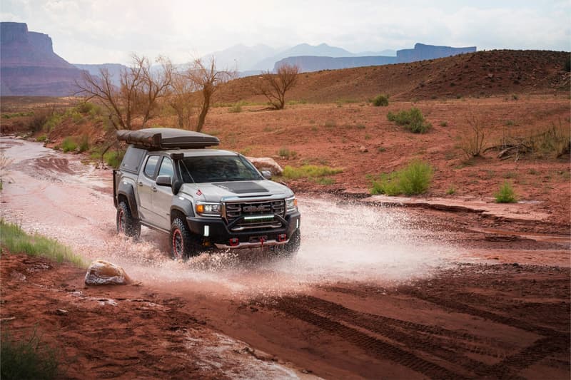 gmc canyon at4 ovrlandx overlanding concept car truck midsize zr2 bison off roading