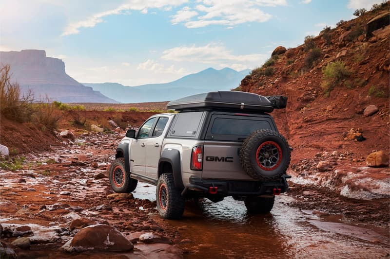 gmc canyon at4 ovrlandx overlanding concept car truck midsize zr2 bison off roading
