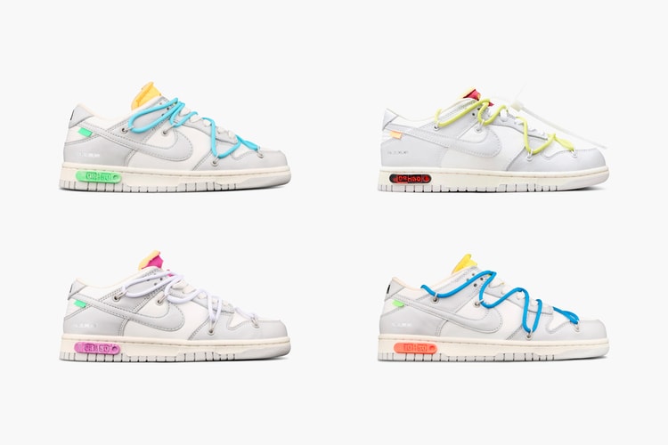Our Favorite Dunk Lows From the Upcoming Off-White x Nike Dunk Low “The 50” Collection