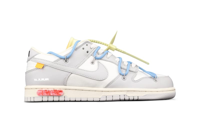 off white dunk low multicolor