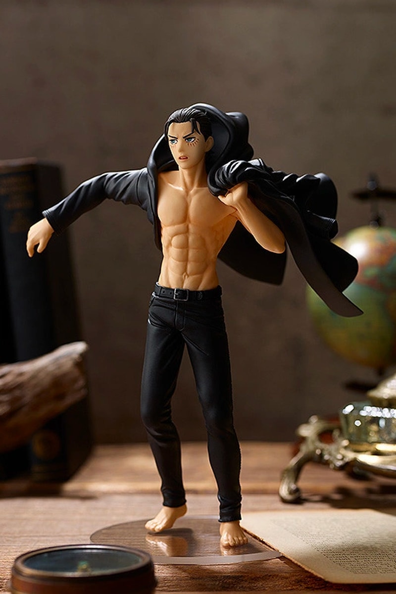 Good Smile Company 'Attack on Titan' Eren Yeager Figure anime design manga jacket black beige