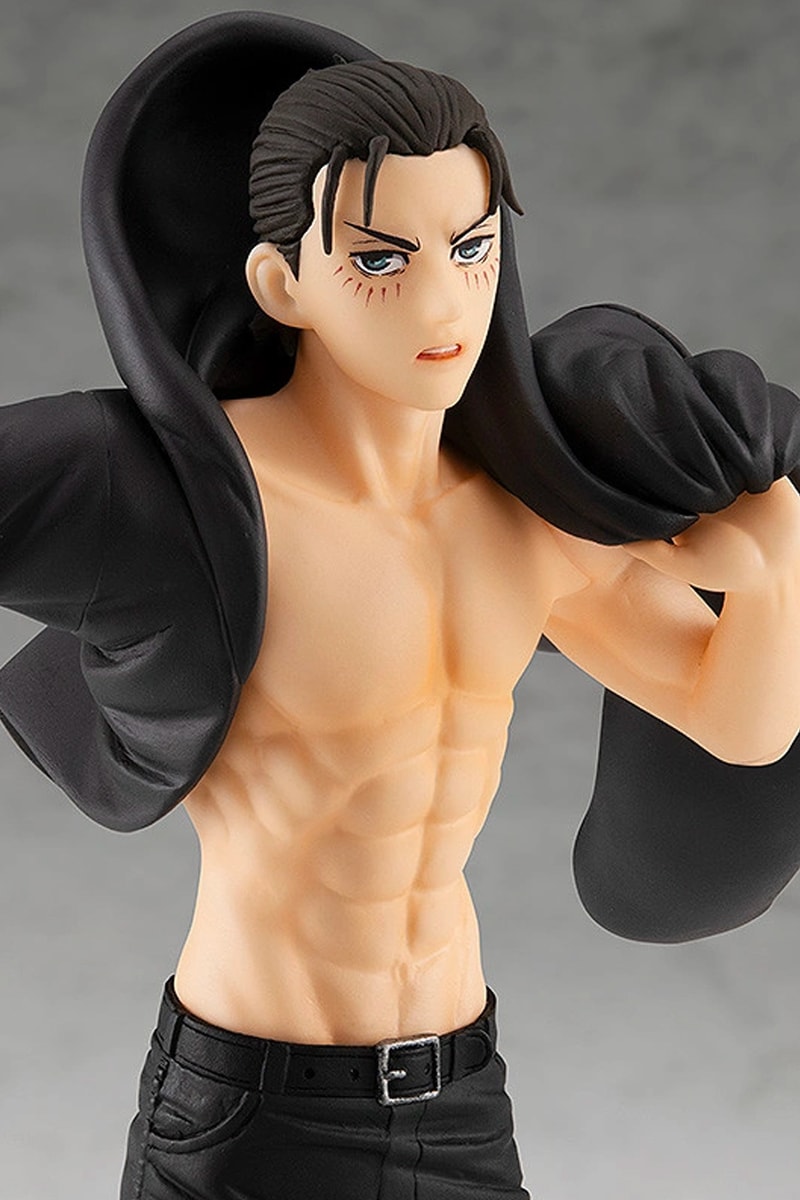 Good Smile Company 'Attack on Titan' Eren Yeager Figure anime design manga jacket black beige