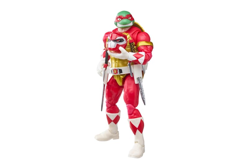 hasbro power rangers teenage mutant ninja turtles Raphael foot soldier tommy release Boom! Studios action figures toys TMNT dorkside toys