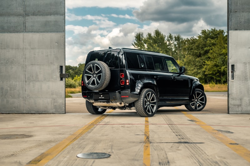 Heritage Customs Valiance New Land Rover Defender P400e Custom Built One-Off Commission Hand Build Niels van Roij Winston Gerschtanowitz Rims SUV Body Kit Customisation Program