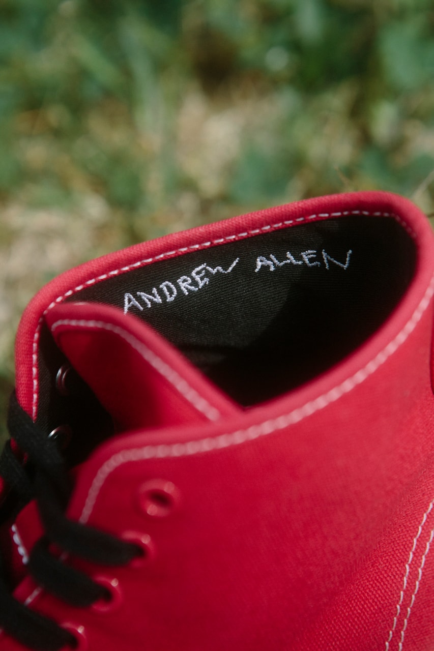 hockey skateboards vans authentic hi andrew allen red white official release date info photos price store list buying guide