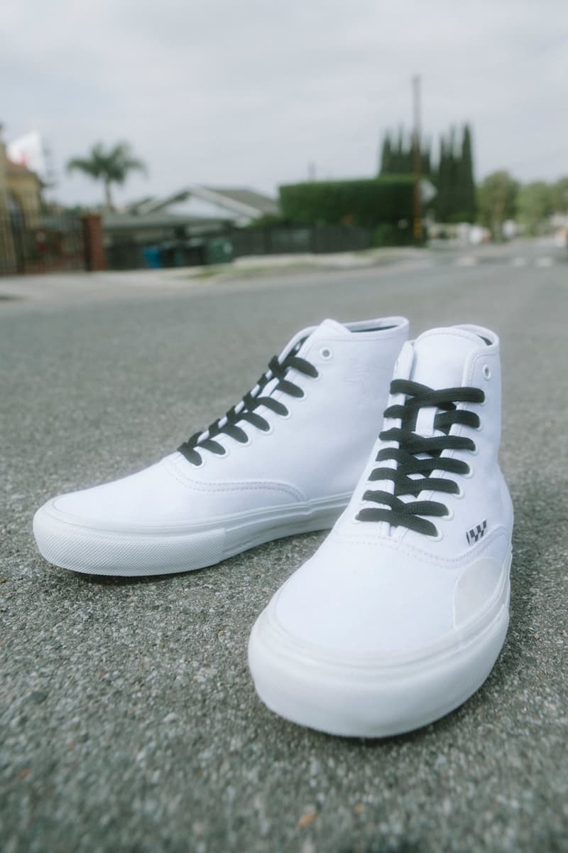 hockey skateboards vans authentic hi andrew allen red white official release date info photos price store list buying guide