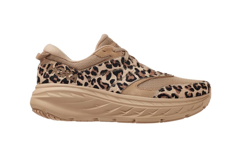 HOKA ONE ONE x Engineered Garments FW21 Release info collaboration collab when do they drop leopard print colorway