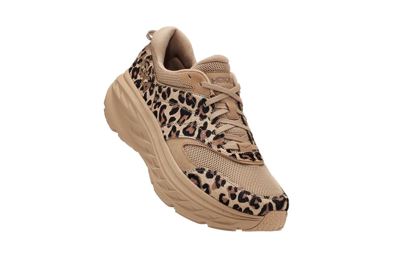 HOKA ONE ONE x Engineered Garments FW21 Release info collaboration collab when do they drop leopard print colorway