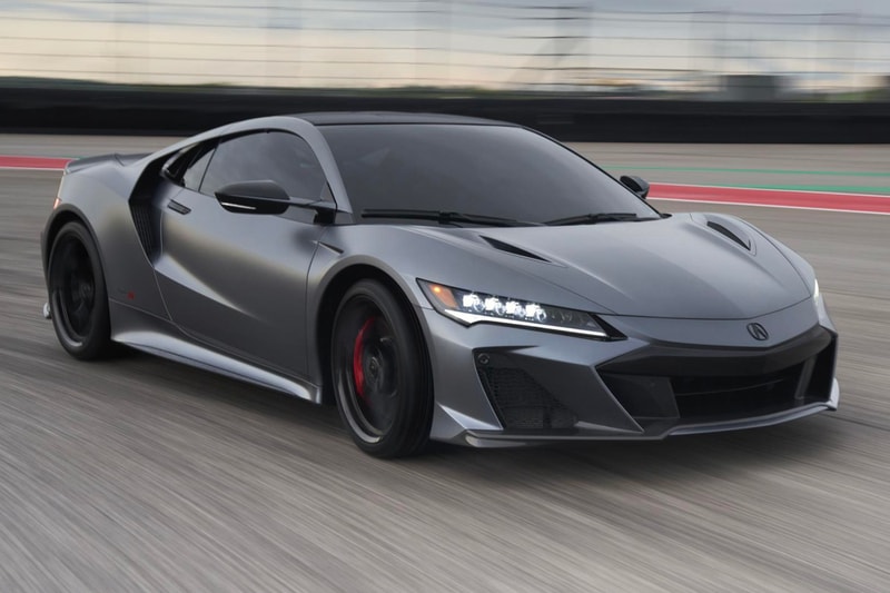 Honda Acura Final NSX Type S раскрывает суперкары JDM Honda NSX Gotham Grey Matte Metallic Brembo Monterey
